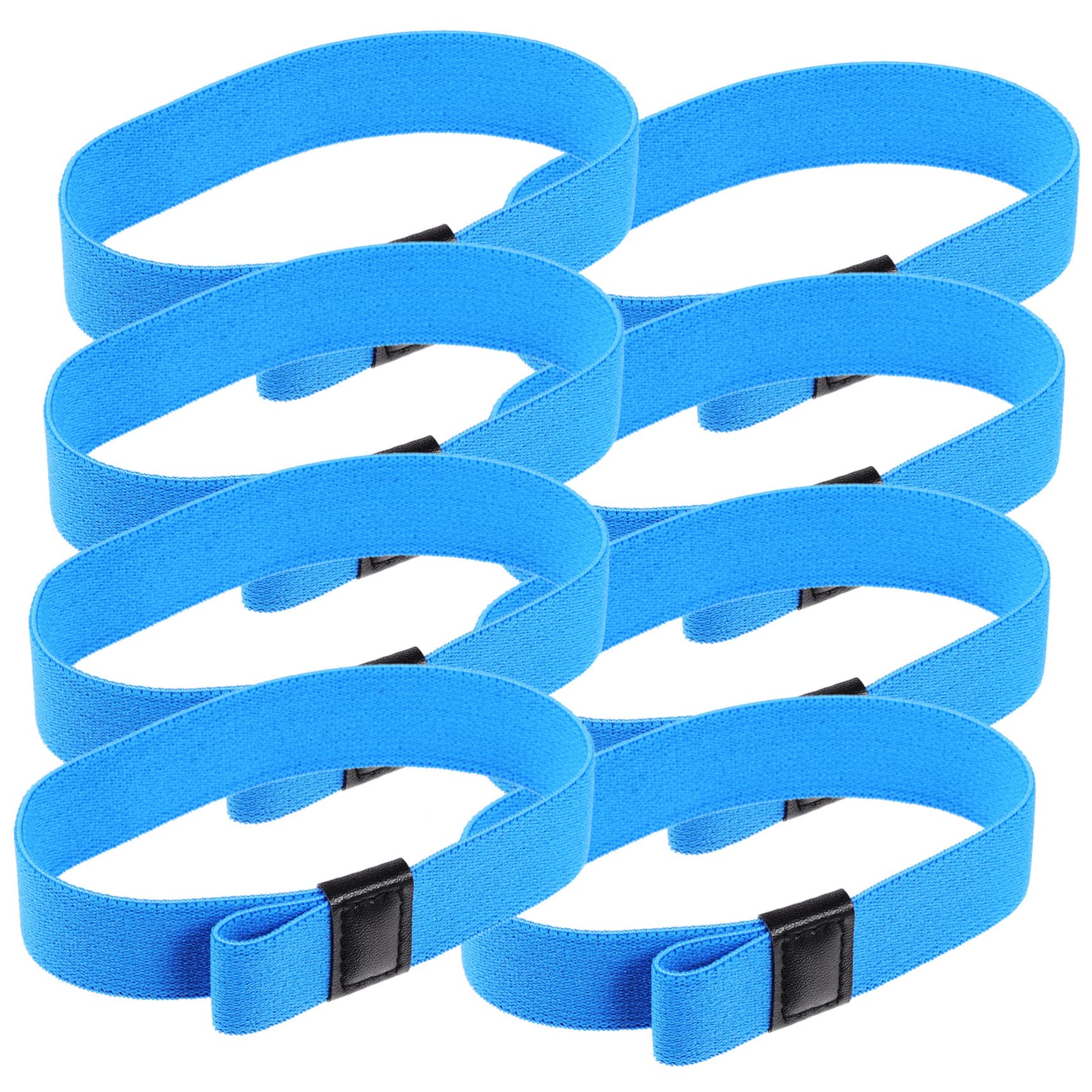 FELTECHELECTR 8er-Box Bento-Box-Gurt Doppellagiges Band Befestigungsgürtel Für Lunchboxen Hohe Elastizität Bento-elastische Bänder Farbige Bänder Breites Gummiband Dehnbares Band Polyester Blue von FELTECHELECTR