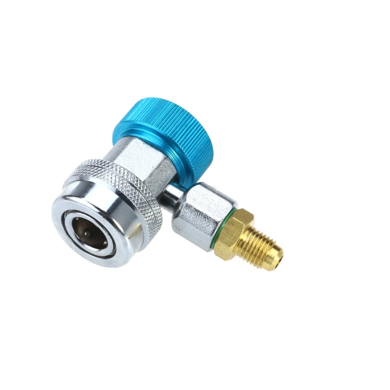 FELTECHELECTR Auto Klimaanlage R134A Schnellkupplung Stecker Adapter Blau & Rot Universelle Verbindung Für Klimaanlagen Einfache Handhabung Langlebiges Material Ideal Für von FELTECHELECTR