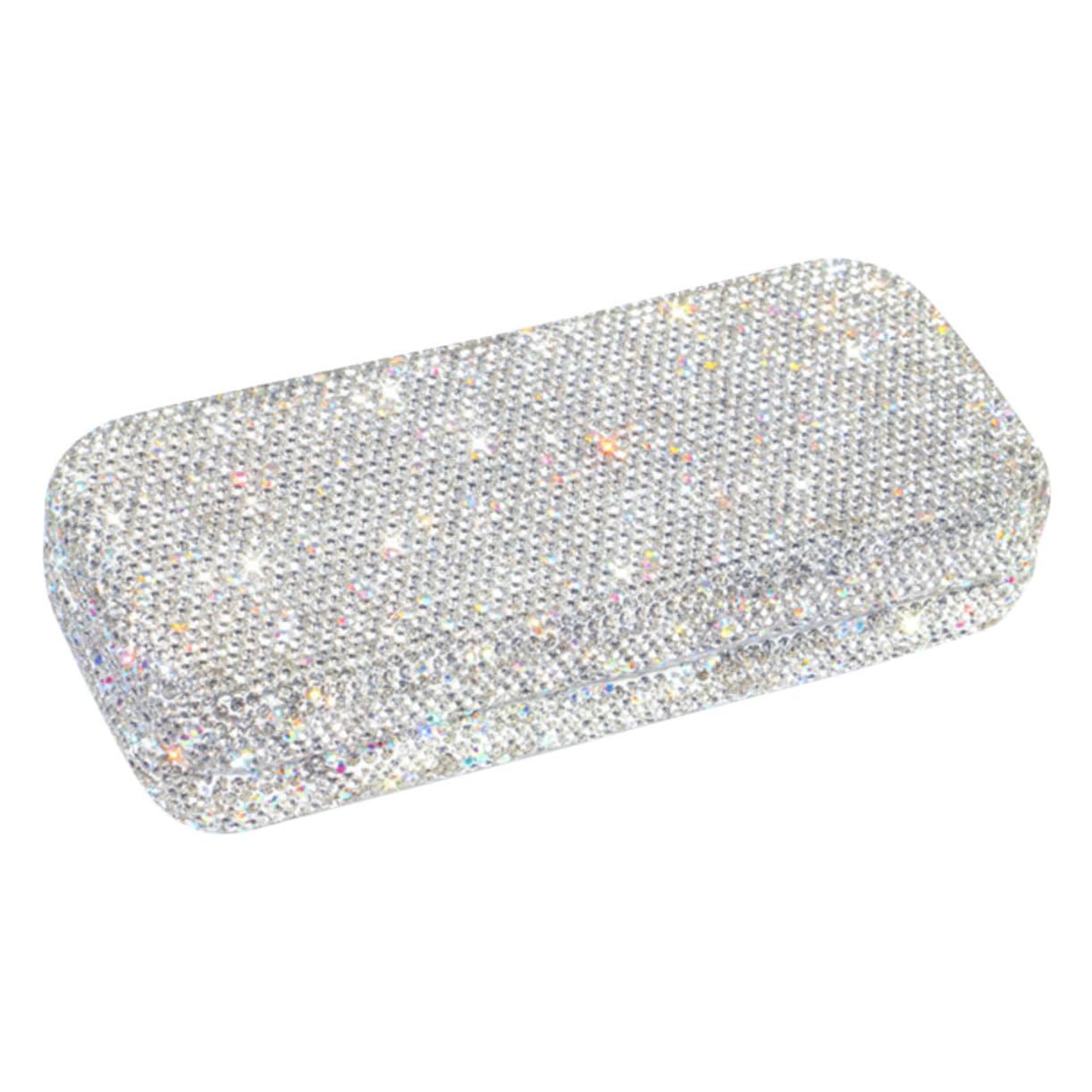 FELTECHELECTR Auto Sonnenbrillen Etui Mit Strass Reise Brillenetui Für Damen Und Herren Eleganter Sonnenbrillenhalter Für Die Aufbewahrung Und Den Schutz Ihrer Sonnenbrille Stylish Und von FELTECHELECTR