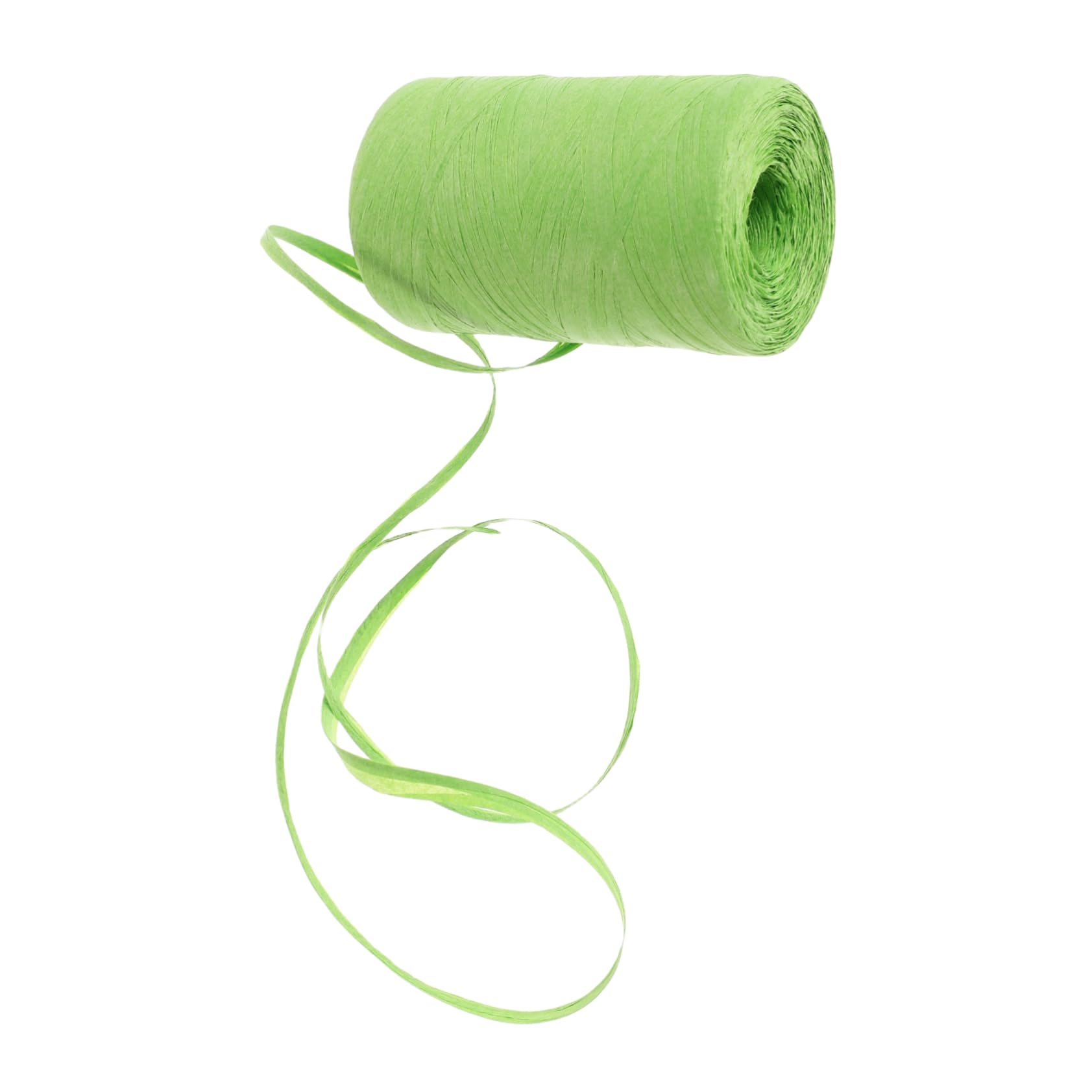 FELTECHELECTR Bastseil Dekoratives Band Bastelmaterial Zum Selbermachen Bastpapierband Backbeutel Binden Diy-dekorationshandwerk Strauß Verpackung Raffiagarn Light Green Kopierpapier von FELTECHELECTR