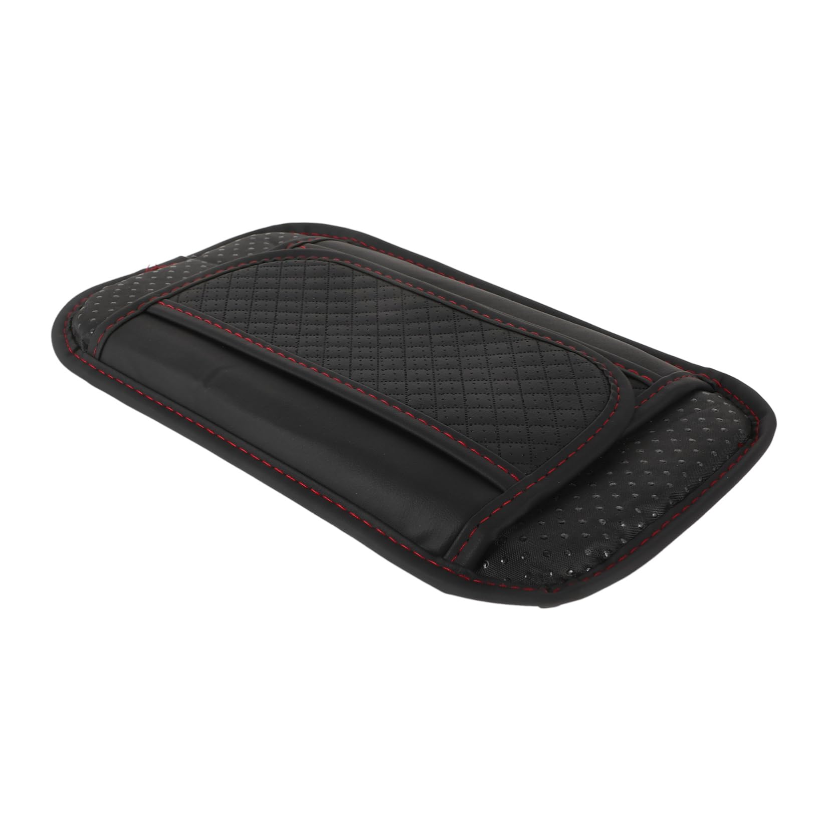 FELTECHELECTR Box Auto Armlehne Box Matte Auto Zubehör Auto Dekorationen Innen Arm Rest Abdeckung Für Auto Mittelkonsole Abdeckung Arm Rest Kissen Für Auto Konsole Abdeckung Für Auto Schwarz von FELTECHELECTR