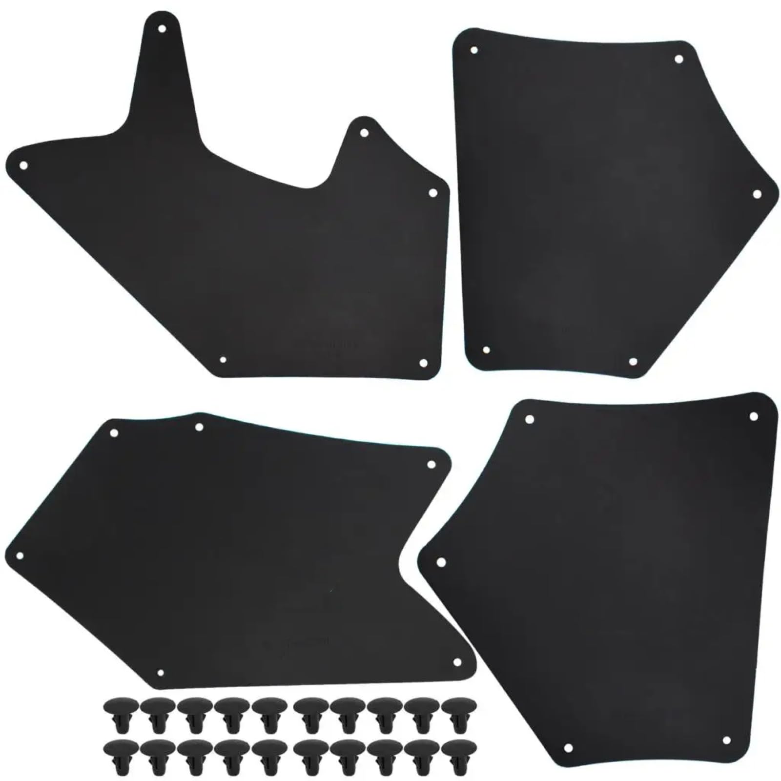 Schmutzfänger Spritzschutz Für Toyota Tundra Sequoia 2007-2020 Fender Liner Splash Schild Schürze Dichtung Guards Clips Retainer von FEMNAPKN