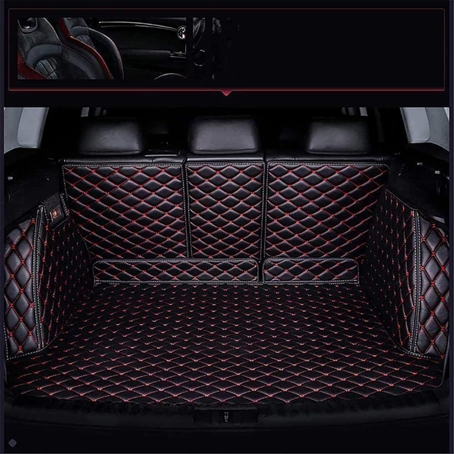 Kofferraummatte Auto für Mazda CX-3 2018-2021, Kratzfest und verschleißfest Kofferraum Schutzmatte Cargo Liner Tray Zubehö von FENGJP