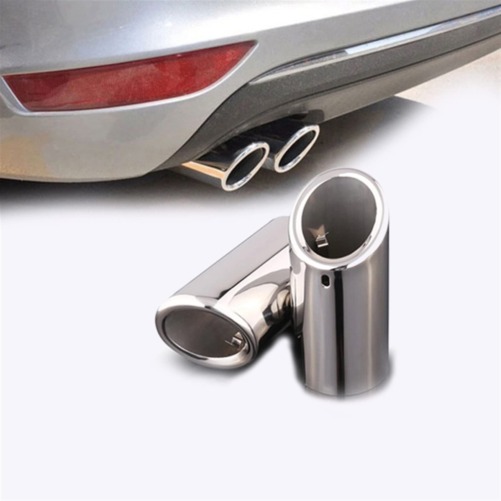 Für E90 E92 325i 328i 3er Serie 2006 2007 2008 2009 2010 1 Paar Auto Tail Exhaust Tip Pipes Covers von FENHEWAE