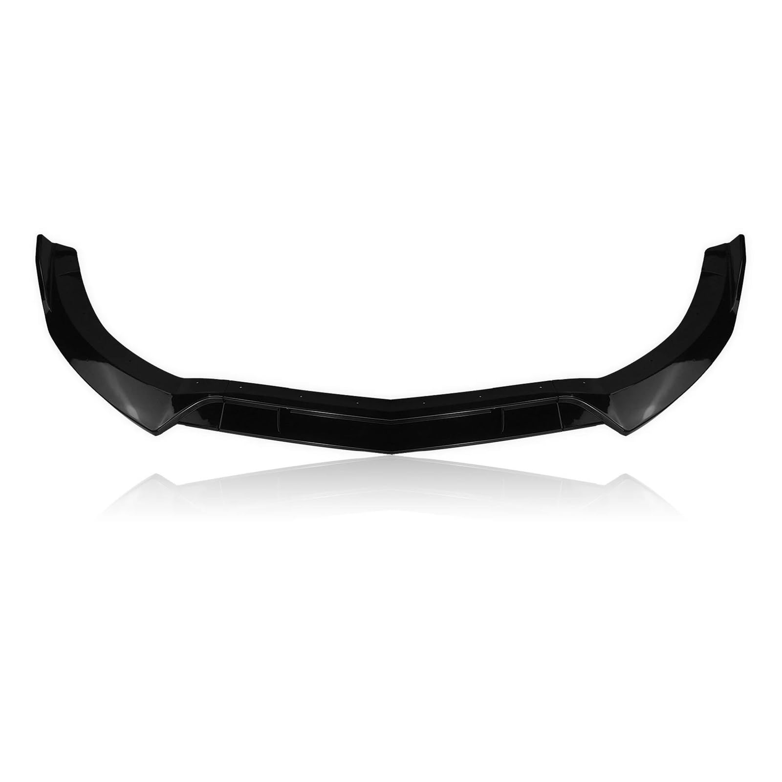 Front Spoiler Lippe Frontschürze Spoiler Lippe Für Benz Für CLS Klasse Für W218 2015-2018 Für CLS400 Für CLS500 Für CLS550 Auto-Splitter Lippe Klinge Auto Frontspoiler (Color : Glänzend schwarz) von FERFXN