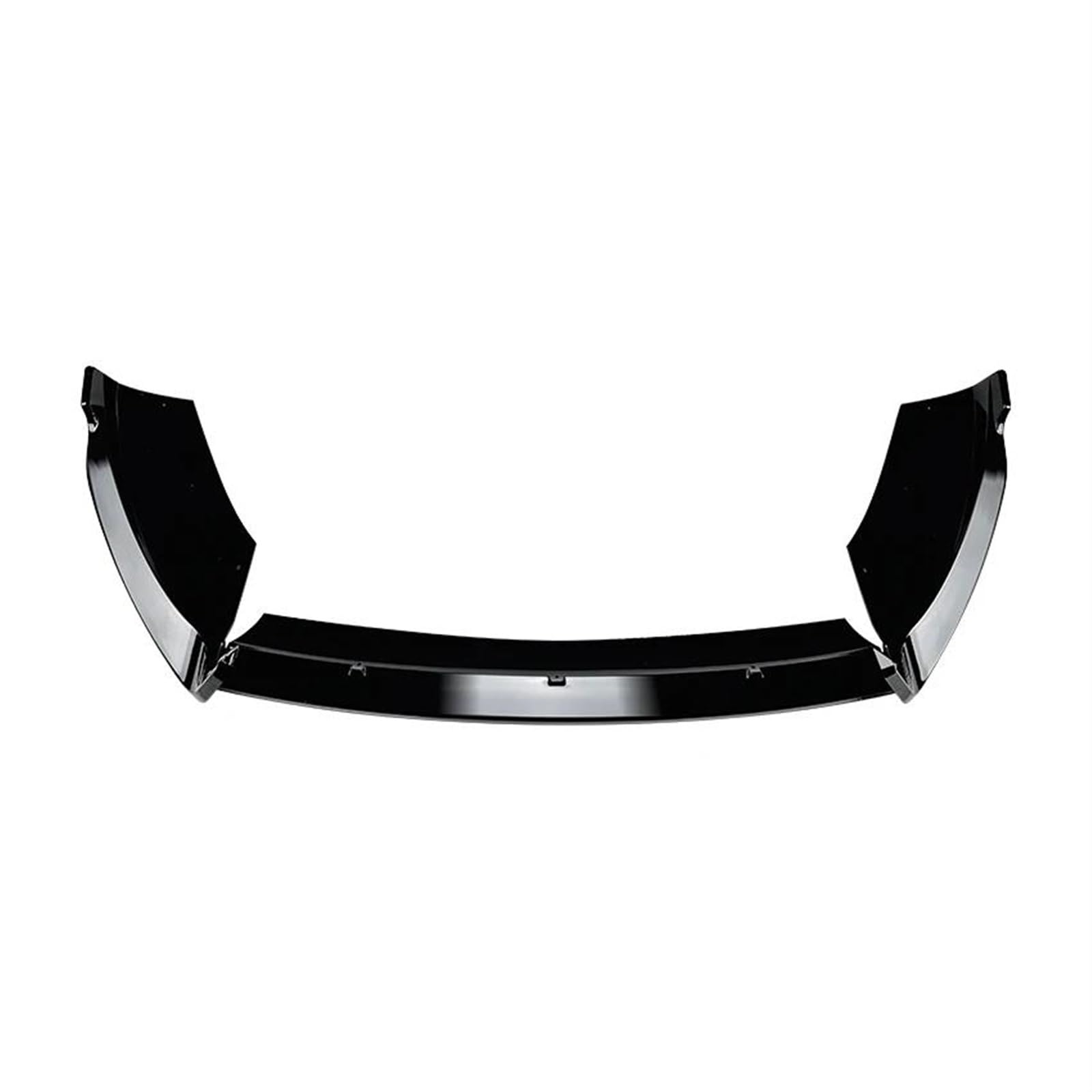 Frontstoßstangen Lippenkörper Für Ford Für Fiesta Für MK6 ST 2012-2017 Auto Front Lip Splitter Diffusor Körper Kit Spoiler Stoßstange Schutz Schutz Zubehör Frontspoiler-Stoßfängerlippe(Schwarz glänzen von FERFXN