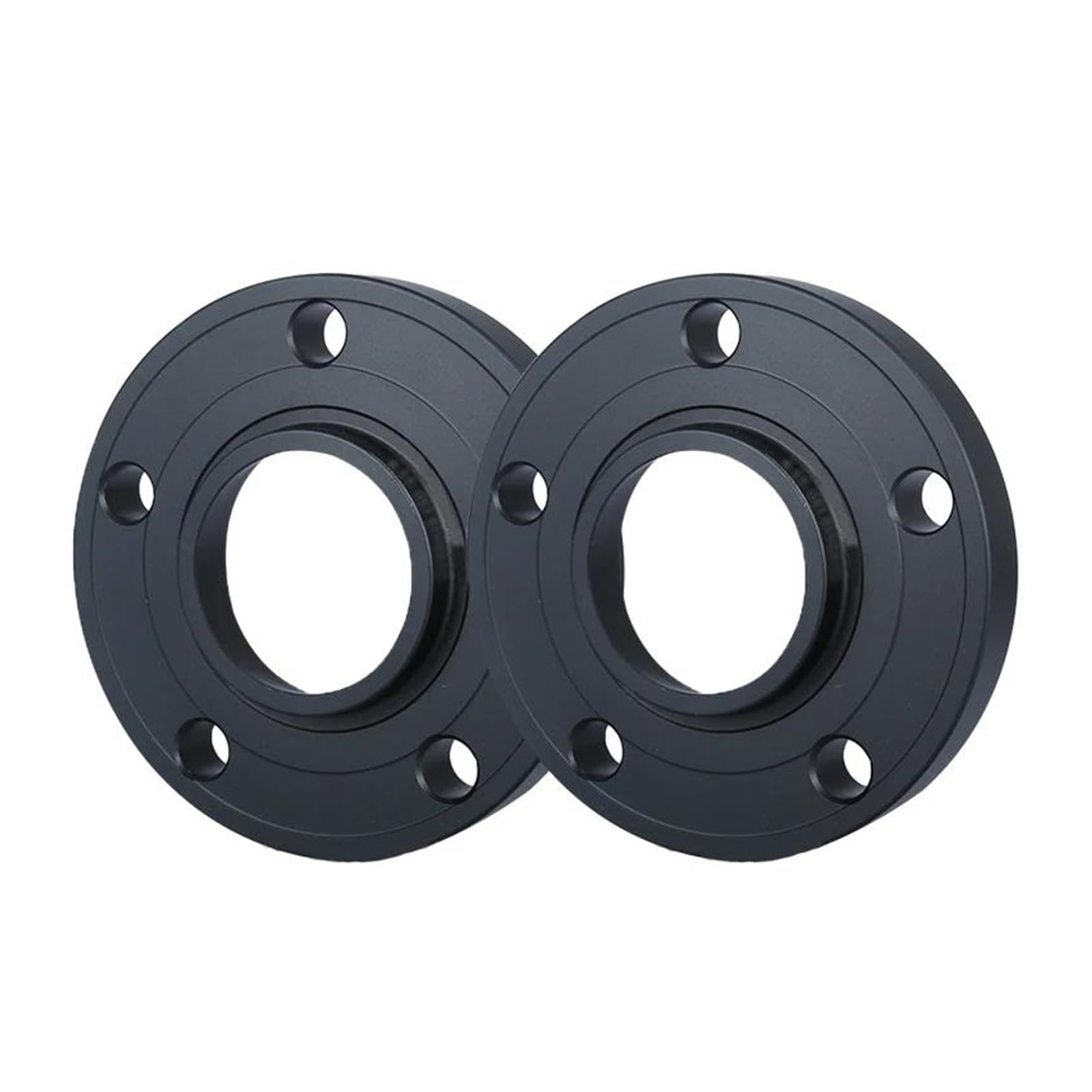 Spurverbreiterung 2 STÜCKE Radadapter Abstandhalter Für Benz Spurverbreiterungen 5x112 CB 66,6mm Felgenverbreiterung Aus Geschmiedetem Aluminium Wheel Spacers(20mm black) von FERFXN