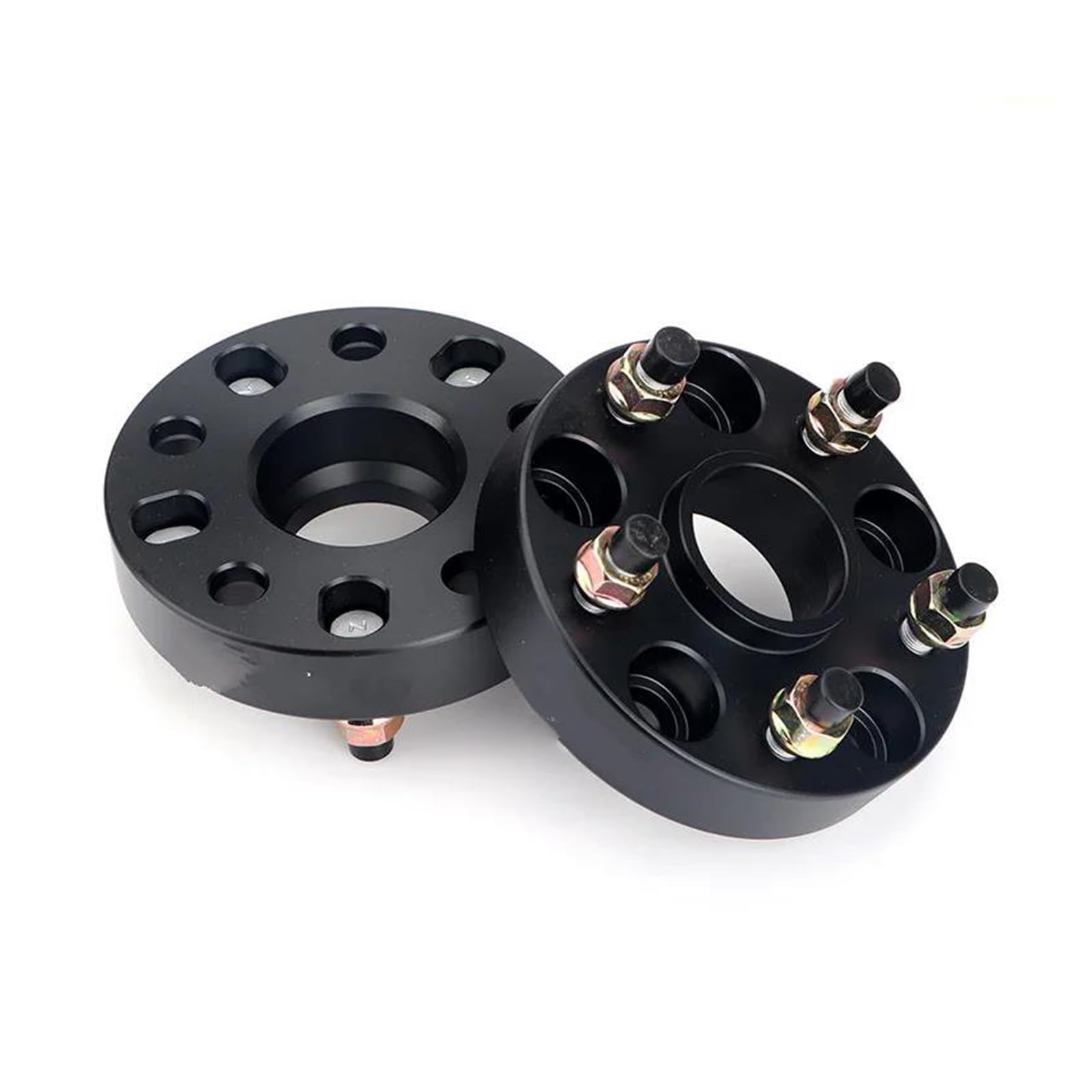 Spurverbreiterung 2 Stück 15/20/25/30/35mm Für NISSAN Für Leaf Für Maxima Für Bluebird Rad Spacer Adapter 5x 114,3 66,1mm Wheel Spacers(2PCS 25mm Black) von FERFXN