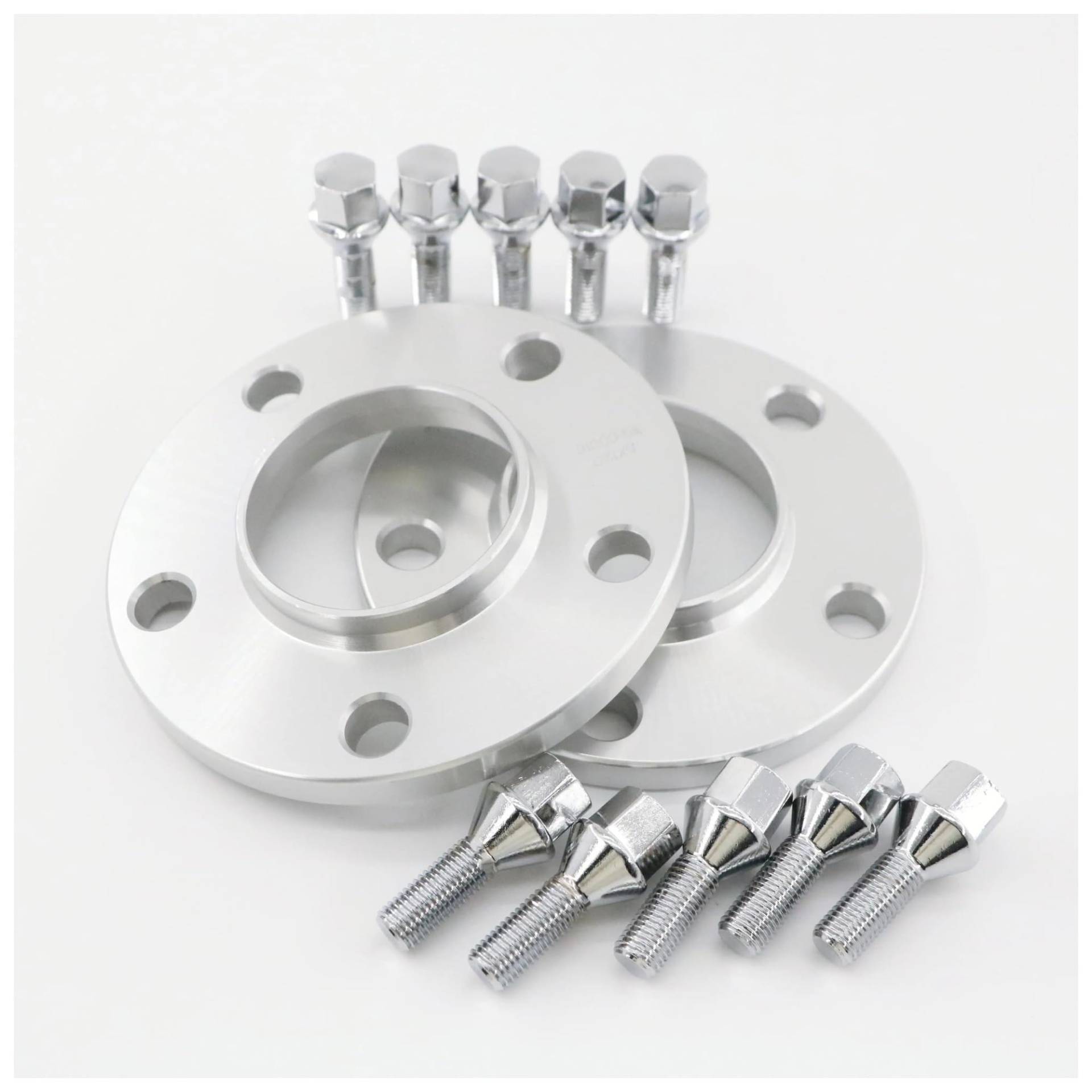 Spurverbreiterung 2 Stücke 12mm 15mm 20mm Hubcentric Spurverbreiterungen + Radschrauben Kit 5x120 Für E36 E46 E60 E61 E62 E90 E91 Wheel Spacers(15mm) von FERFXN