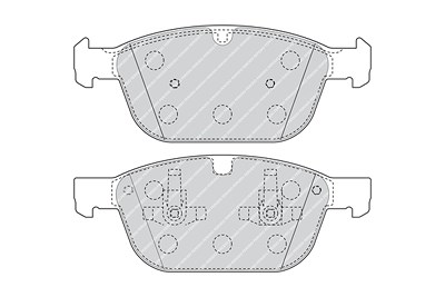 Ferodo Bremsbeläge vorne (Satz) [Hersteller-Nr. FDB4238] für Volvo von FERODO
