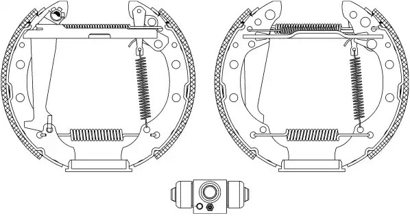 FERODO Bremsensatz, Trommelbremse VW,AUDI,SEAT FMK424 FSB408,6R0698525A,6Y0609527A von FERODO