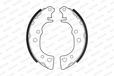 Ferodo Bremsbackensatz [Hersteller-Nr. FSB232] für Citroën, Mega, Peugeot von FERODO