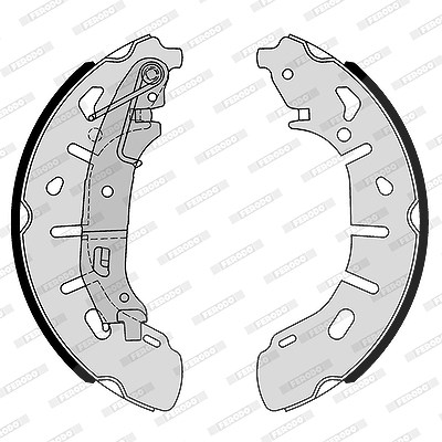 Ferodo Bremsbackensatz [Hersteller-Nr. FSB4191] für Fiat, Opel von FERODO