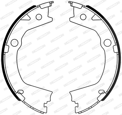 Ferodo Bremsbackensatz [Hersteller-Nr. FSB4318] für Ssangyong von FERODO