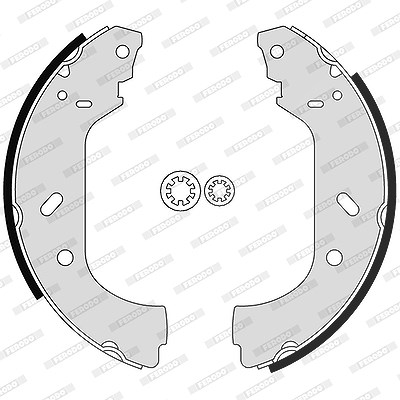 Ferodo Bremsbackensatz [Hersteller-Nr. FSB535] für Citroën, Fiat, Lancia, Peugeot von FERODO
