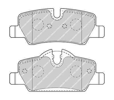 Ferodo Bremsbelagsatz, Scheibenbremse [Hersteller-Nr. FDB4946] für Mini von FERODO