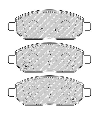 Ferodo Bremsbelagsatz, Scheibenbremse [Hersteller-Nr. FDB5019] für Opel, Vauxhall von FERODO