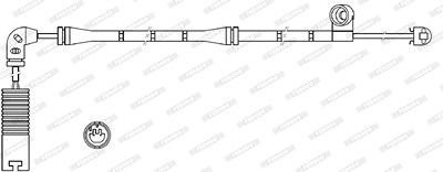Ferodo Warnkontakt, Bremsbelagverschleiß [Hersteller-Nr. FWI319] für BMW von FERODO