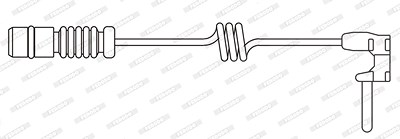Ferodo Warnkontakt, Bremsbelagverschleiß [Hersteller-Nr. FWI366] für Mercedes-Benz von FERODO