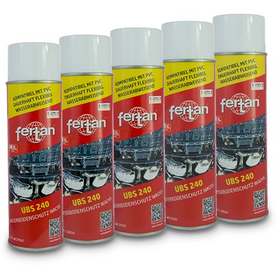 Fertan 5x 500 ml UBS 240 Unterboden Schutzwachs [Hersteller-Nr. 27201] von FERTAN