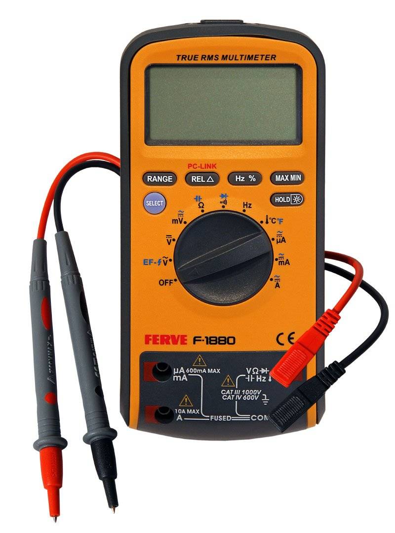 FERVE f-1880 Digital Multimeter mit USB-Anschluss von FERVE