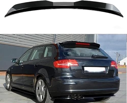 Heckflügel Lippe Kofferraumspoiler für Audi A3 Sportback 8P 2004-2013, Hinten Stamm Spoiler Dauerhaft Kratzfest Auto Heckspoiler von FERY