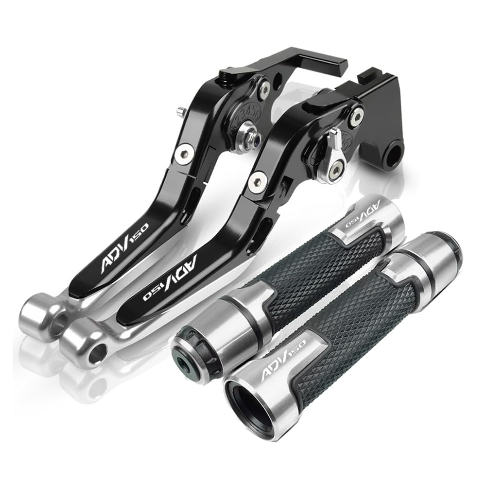 Handgriffbremshebel Für ADV 150 ADV150 2019-2022 Motorrad CNC Klappbremskupplungshebel Handbremse Lenkergriff Griff Handgriffe Teile von FESOKSEJ