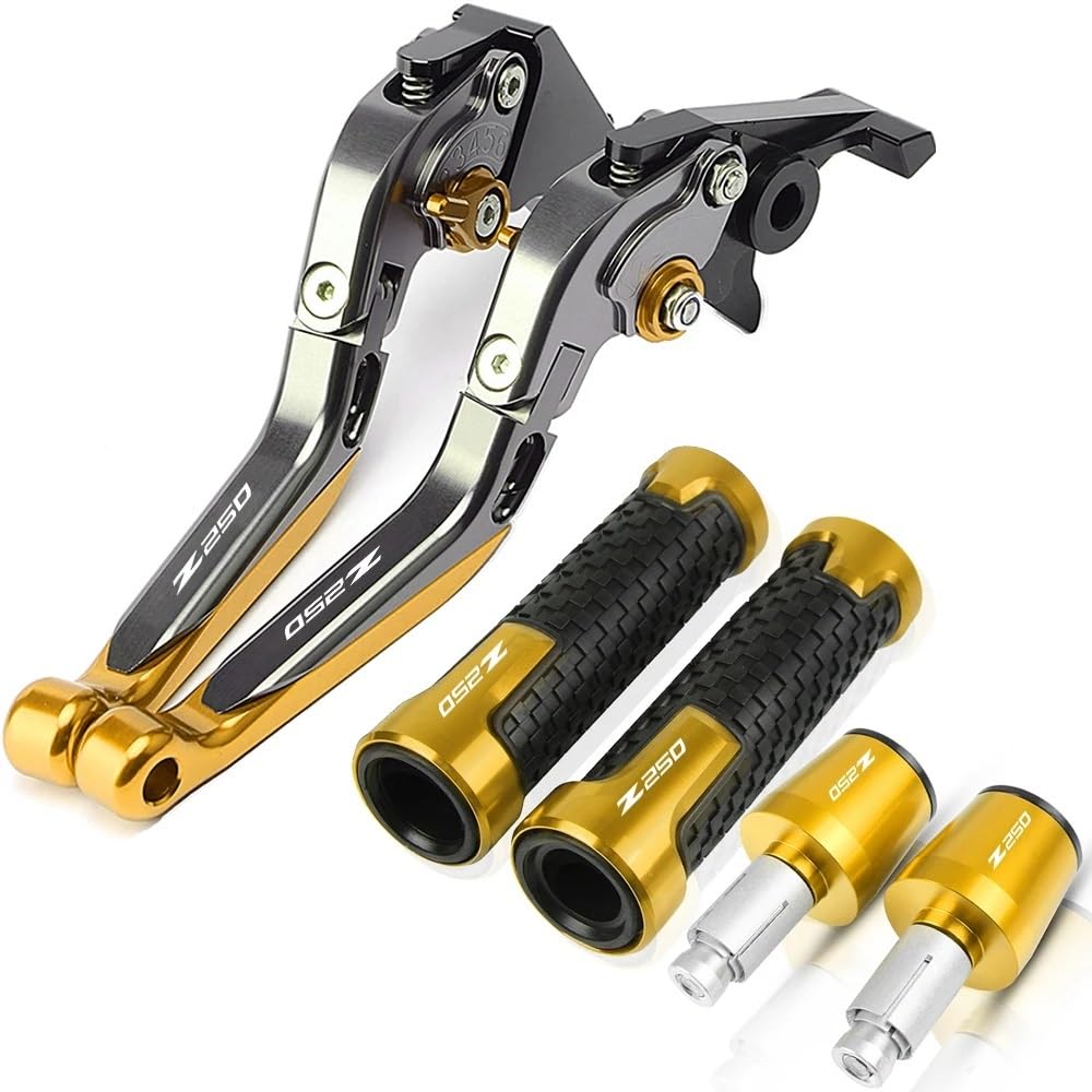 Handgriffbremshebel Für Ka&wasaki Z250 Z 250 SL 2008-2021 2020 2019 2018 2017 2016 2015 Motorrad Bremse Kupplung Hebel 22MM Lenker Handgriffe Enden von FESOKSEJ