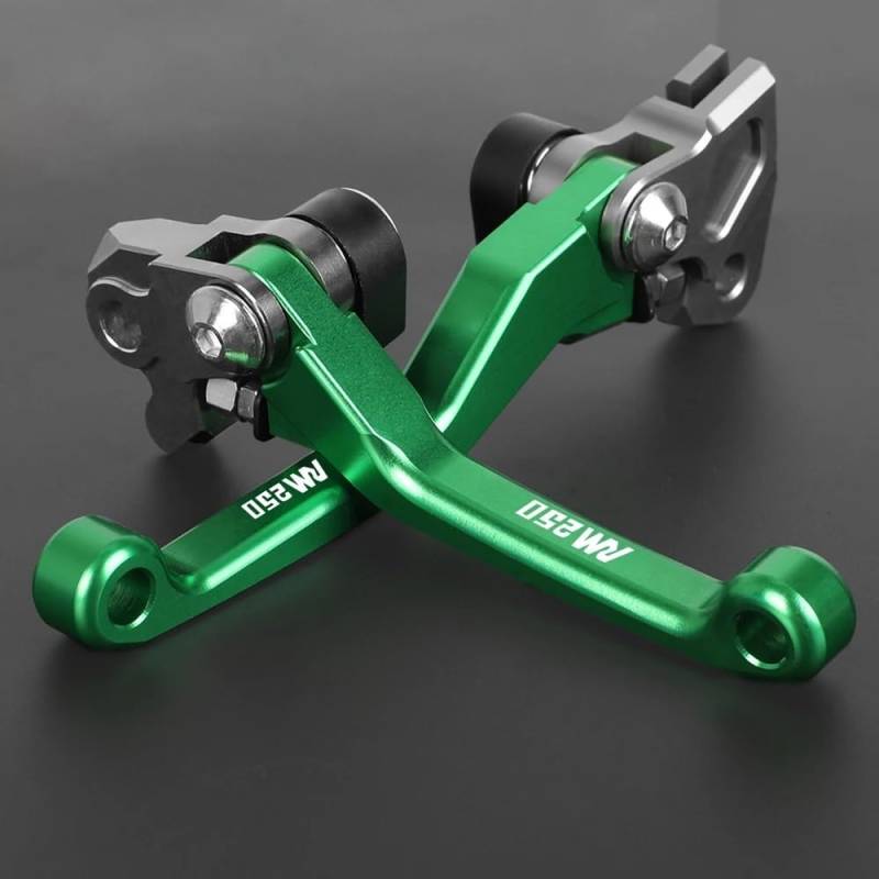 Handgriffbremshebel Motocross CNC Pivot Bremse Kupplung Hebel Für Su&zuki RM250 2004 2005 2006 2007 2008 Für RM 250 Dirt Bike Griff Hand Grip Lenker von FESOKSEJ