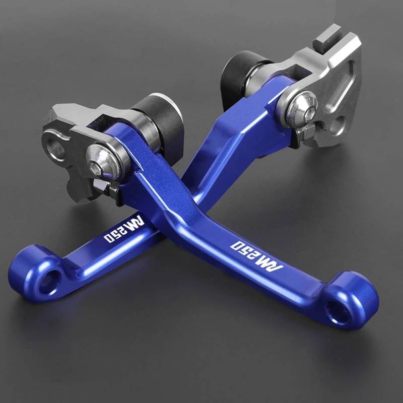 Handgriffbremshebel Motocross CNC Pivot Bremse Kupplung Hebel Für Su&zuki RM250 2004 2005 2006 2007 2008 Für RM 250 Dirt Bike Griff Hand Grip Lenker von FESOKSEJ