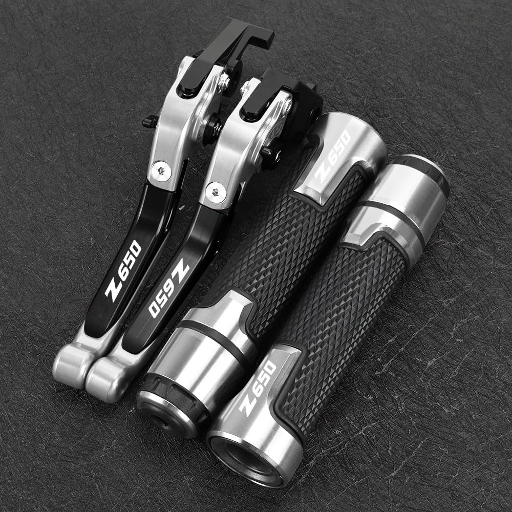 Handgriffbremshebel Motorrad Bremse Kupplung Hebel Lenker Griff bar Handgriffe FÜR Ka&wasaki Z650 2016 2017 2018 2019 2020 2021 2022 2023 von FESOKSEJ