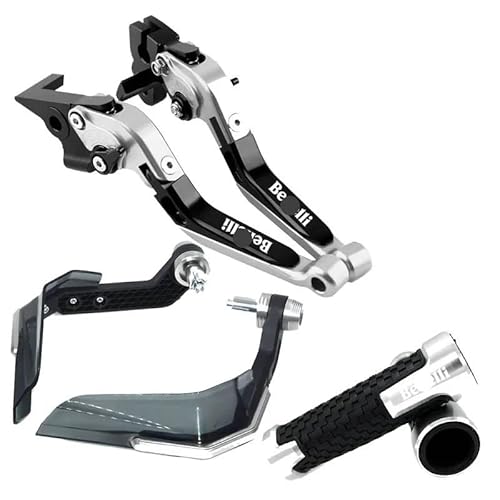 Handgriffbremshebel Motorrad CNC Bremse Kupplung Hebel Kombination Griff Gummi Schutz FÜR Be&Nelli TNT300 TNT600 TNT302 BN600 BN302 von FESOKSEJ