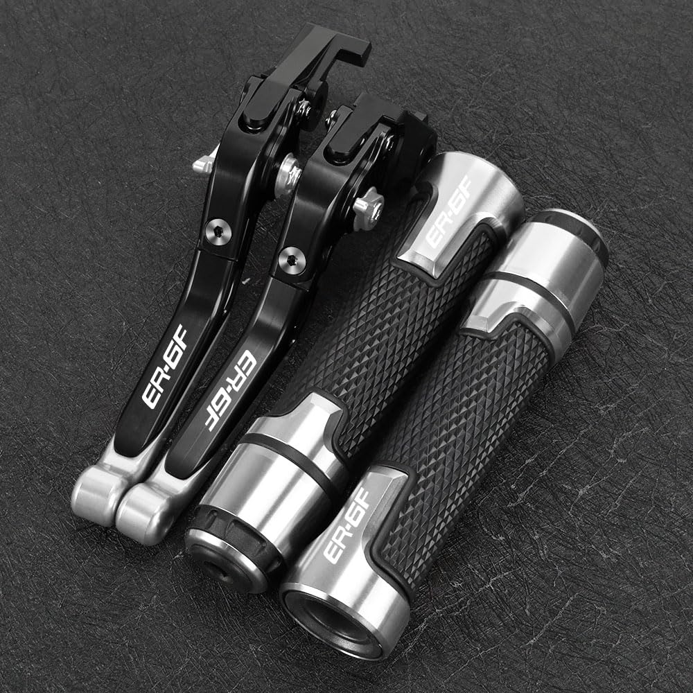 Handgriffbremshebel Motorrad Zubehör Für Ka&wasaki ER6F ER-6F ER 6F 2006 2007 2008 Bremse Kupplung Hebel Lenker Grip Griffe bar Handgriffe von FESOKSEJ