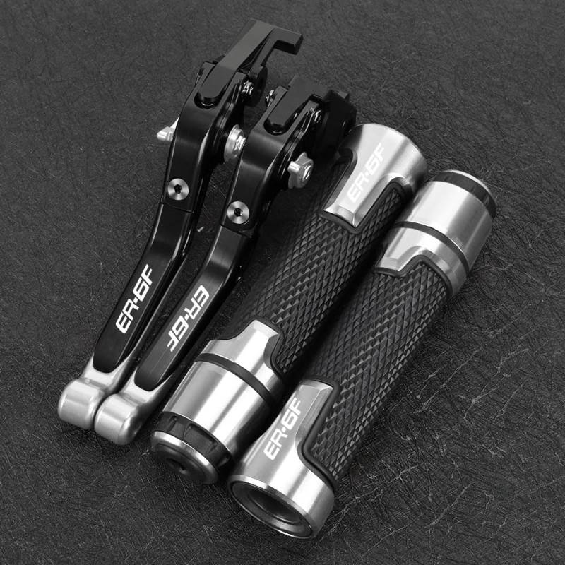 Handgriffbremshebel Motorrad Zubehör Für Ka&wasaki ER6F ER-6F ER 6F 2006 2007 2008 Bremse Kupplung Hebel Lenker Grip Griffe bar Handgriffe von FESOKSEJ