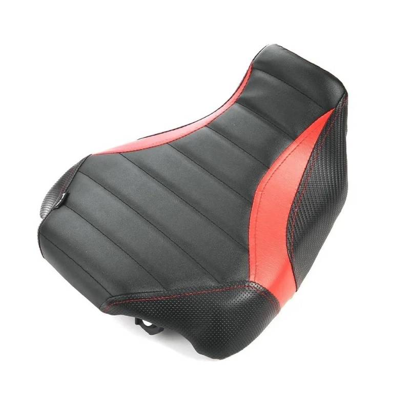 Motorrad Sitzbankbezug Für CB650R CBR650R 2022 Motorrad Sitzkissen Vorder Fahrer Hinten Passagier Kissen Sitz Pad Gugel Synthetische Leder Motorrad Sitzbezug von FESOKSEJ