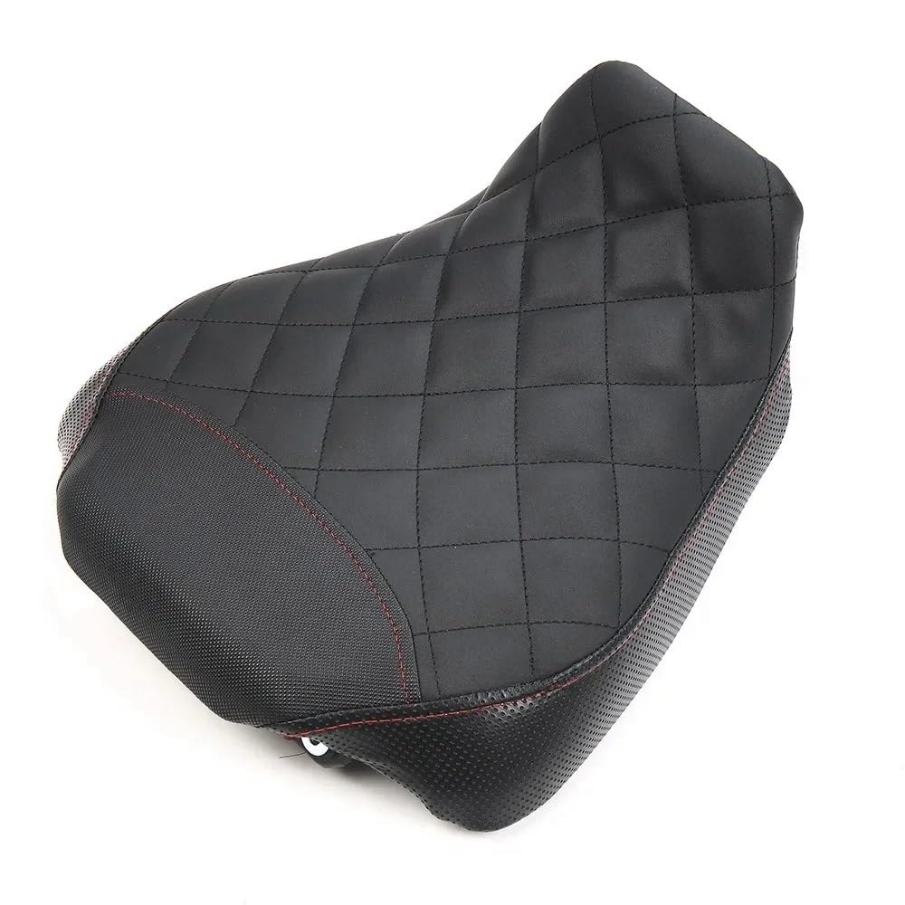 Motorrad Sitzbankbezug Für CB650R CBR650R 2022 Motorrad Sitzkissen Vorder Fahrer Hinten Passagier Kissen Sitz Pad Gugel Synthetische Leder Motorrad Sitzbezug von FESOKSEJ