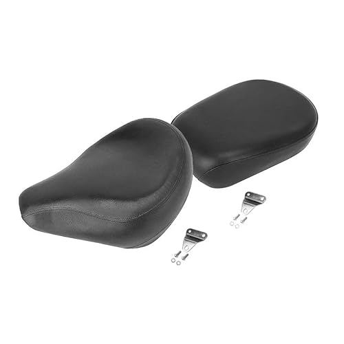 Motorrad Sitzbankbezug Motorrad PU Leder Sitzkissen Sozius Pad Für Ya&maha Für Für VSTAR 400 650 XVS 400 XVS 650 1998-2012 Motorrad Sitzbezug von FESOKSEJ