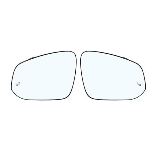 Spiegelglas Außenspiegel Auto Rückspiegel Objektiv Glas Zubehör Für Rav4 2014 2015 4M0857535G 4M0857536G von FESOKSEJ