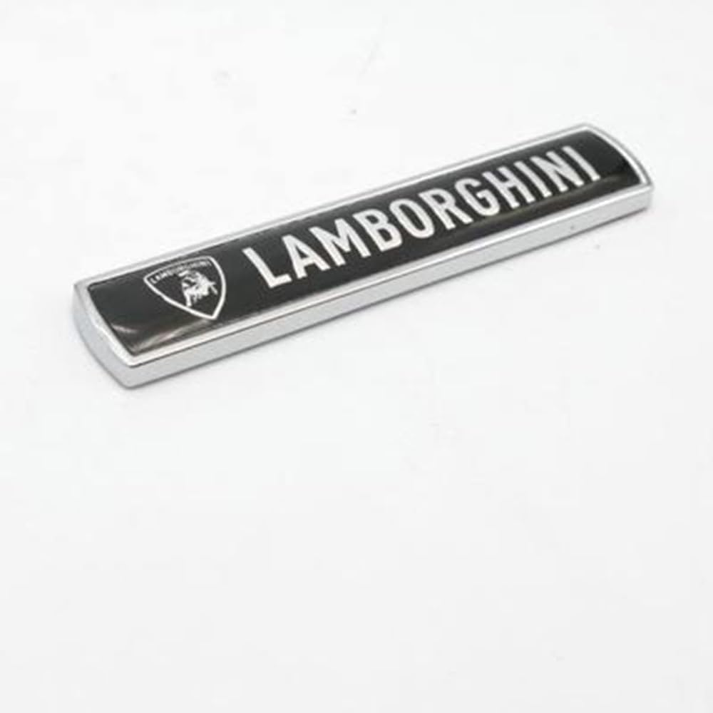 Auto Emblem Aufkleber, für Lamborghini Auto Vorne Hinten Aufkleber 3D Dekoration Emblem Moulding Auto Aufkleber Auto Dekoration,A von FESTAS