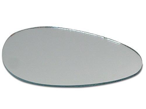 Spiegelglas SR4-1, SR4-2, SR4-2/1, SR4-3, SR4-4, KR51, KR51/1 (Nierenform) 117x82mm von FEZ Fahrzeugteile GmbH