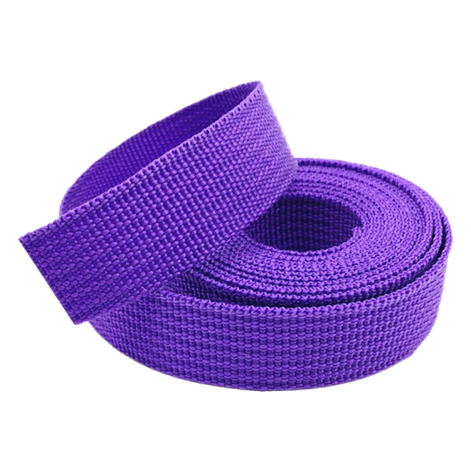 Baumwollbänder, schräge Bündel, schwere Bänder, 38 mm breites Polypropylen for Taschen, Bastelarbeiten, Rucksäcke, Umreifungen – Länge 5, 10, 20 oder 50 Yards(Purple,50 Yard) von FFENFRYOU