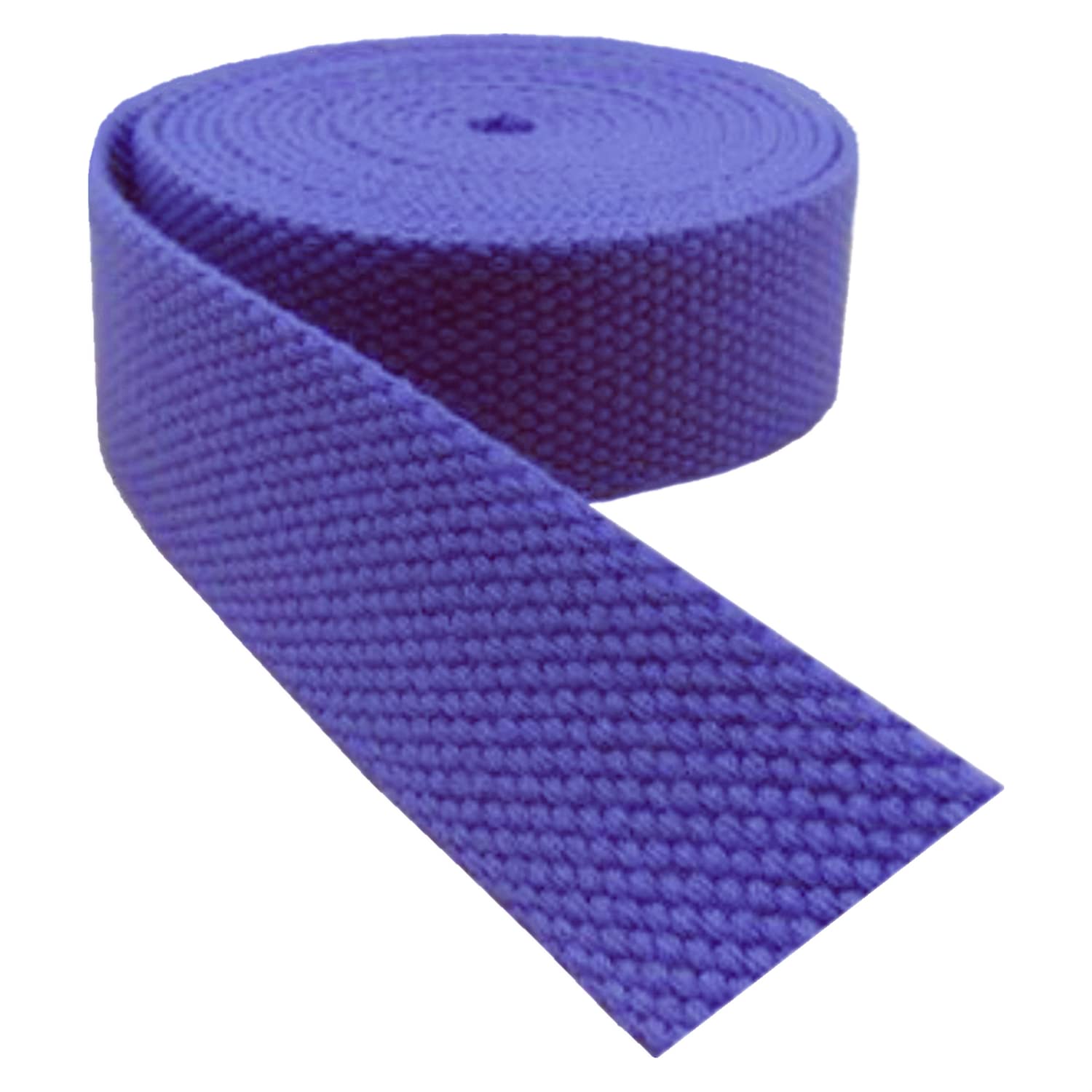 Baumwollbänder, schräge Bündel, schwere Bänder, Baumwollgurtband for Taschen, Leine, Kunsthandwerkszubehör, 9 Meter/Rolle(Purple,25 mm) von FFENFRYOU