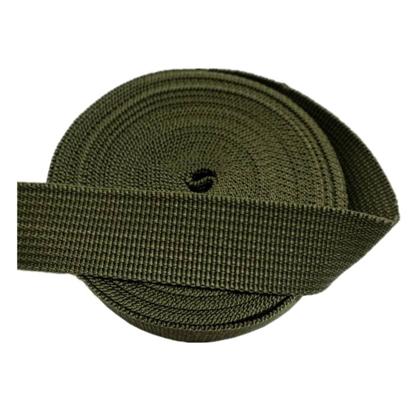 Baumwollbänder, schräge Bündel, schwere Bänder, Gurtband 25mm - Polypropylen-Gurtband for Taschen, Bastelarbeiten, Rucksäcke, Umreifungen, Gürtel(Army Green,50 Yard) von FFENFRYOU