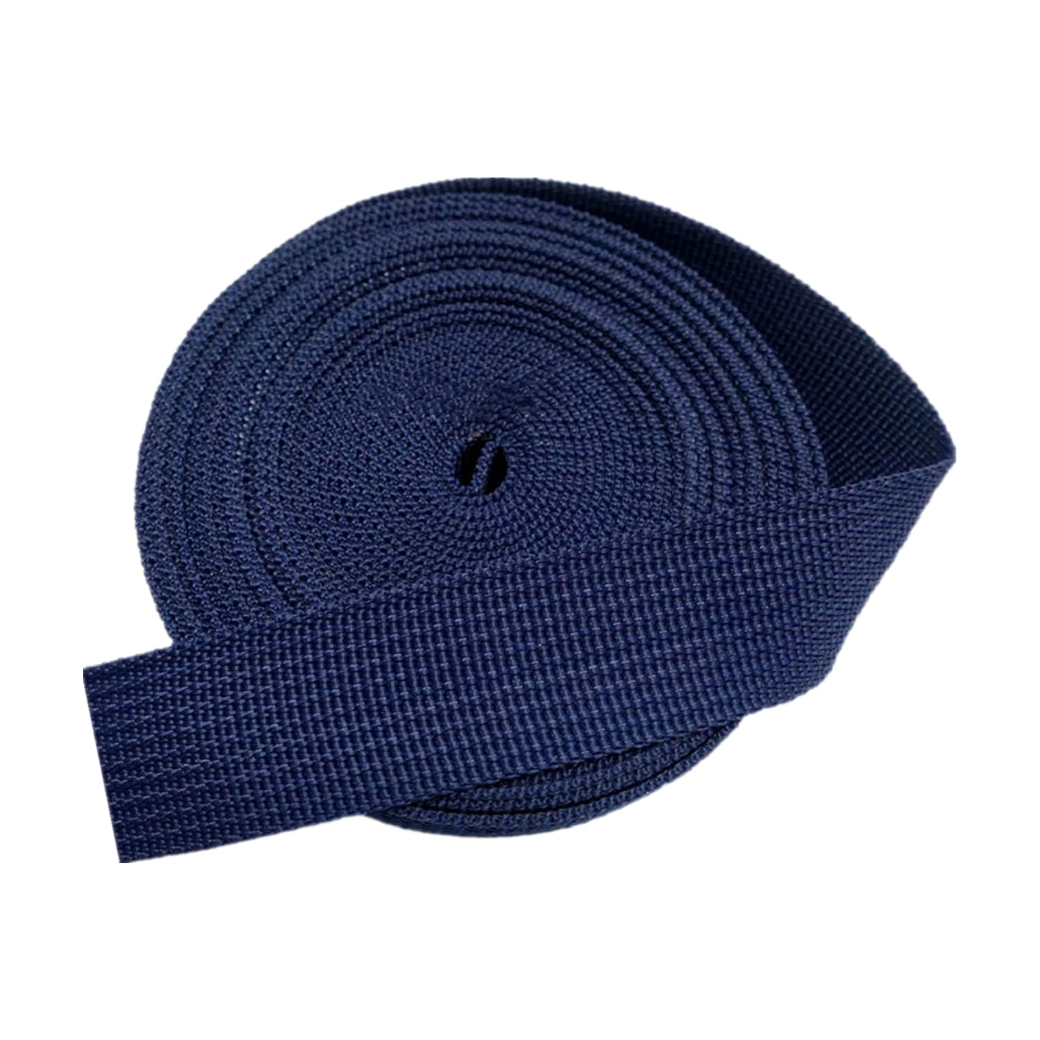 Baumwollbänder, schräge Bündel, schwere Bänder, Gurtband 25mm - Polypropylen-Gurtband for Taschen, Bastelarbeiten, Rucksäcke, Umreifungen, Gürtel(Dark Blue,20 Yard) von FFENFRYOU