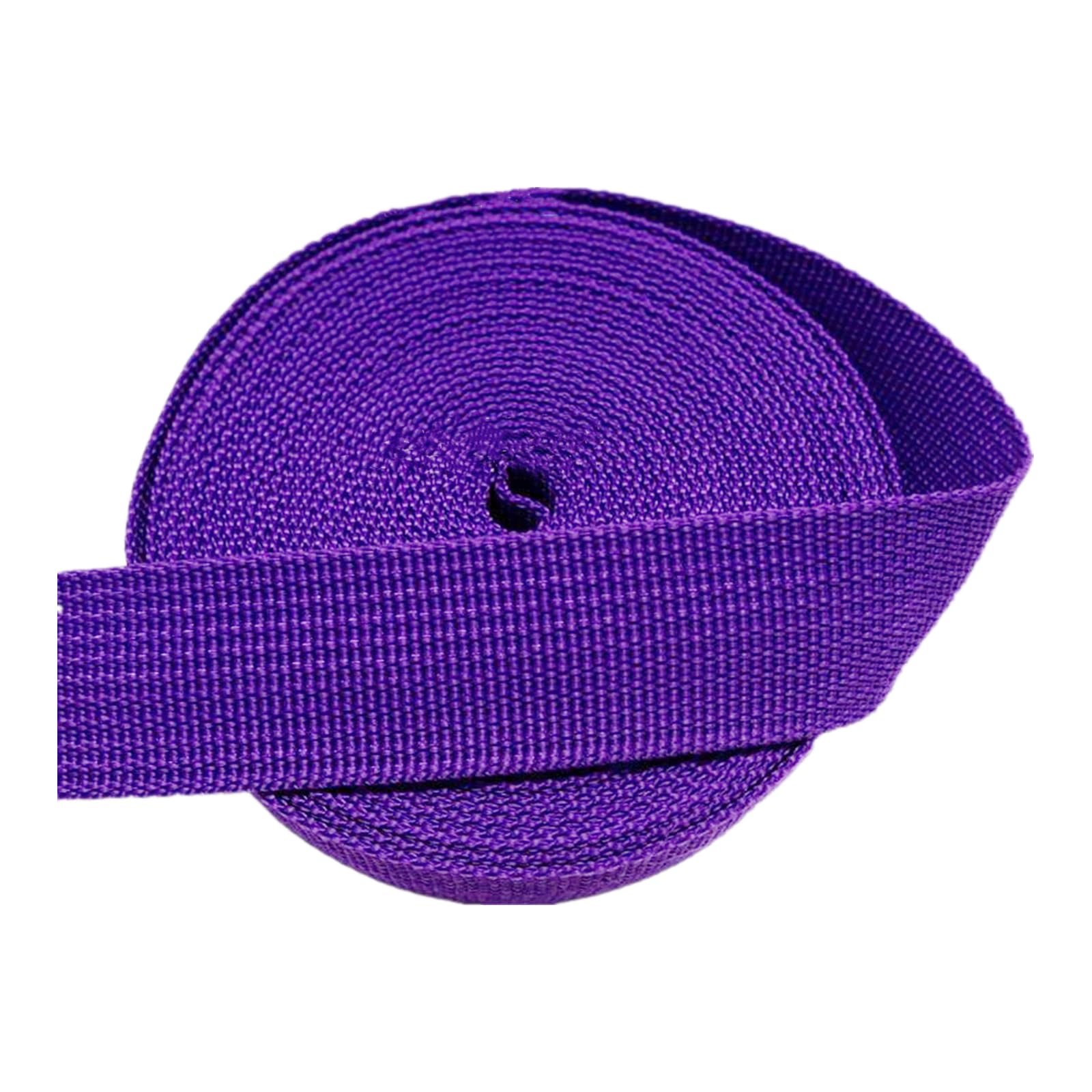 Baumwollbänder, schräge Bündel, schwere Bänder, Gurtband 25mm - Polypropylen-Gurtband for Taschen, Bastelarbeiten, Rucksäcke, Umreifungen, Gürtel(Purple,50 Yard) von FFENFRYOU