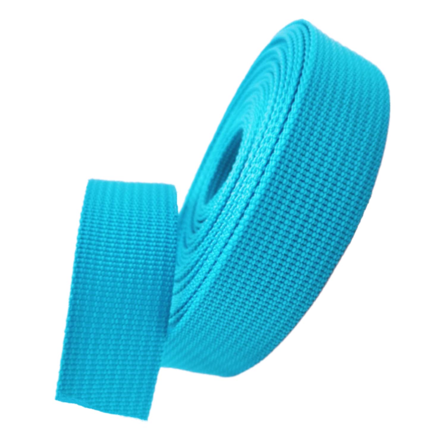 Baumwollbänder, schräge Bündel, schwere Bänder, Gurtband 25mm - Polypropylen-Gurtband for Taschen, Bastelarbeiten, Rucksäcke, Umreifungen, Gürtel(Sky Blue,20 Yard) von FFENFRYOU