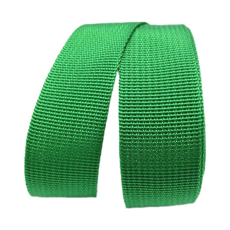 Baumwollbänder, schräge Bündel, schwere Bänder, Gurtband 38 mm – strapazierfähiges Polypropylen-Gurtband for Taschen, Klettergurte, for Umreifen im Freien und im Innenbereich, for Selbermachen(Grass G von FFENFRYOU