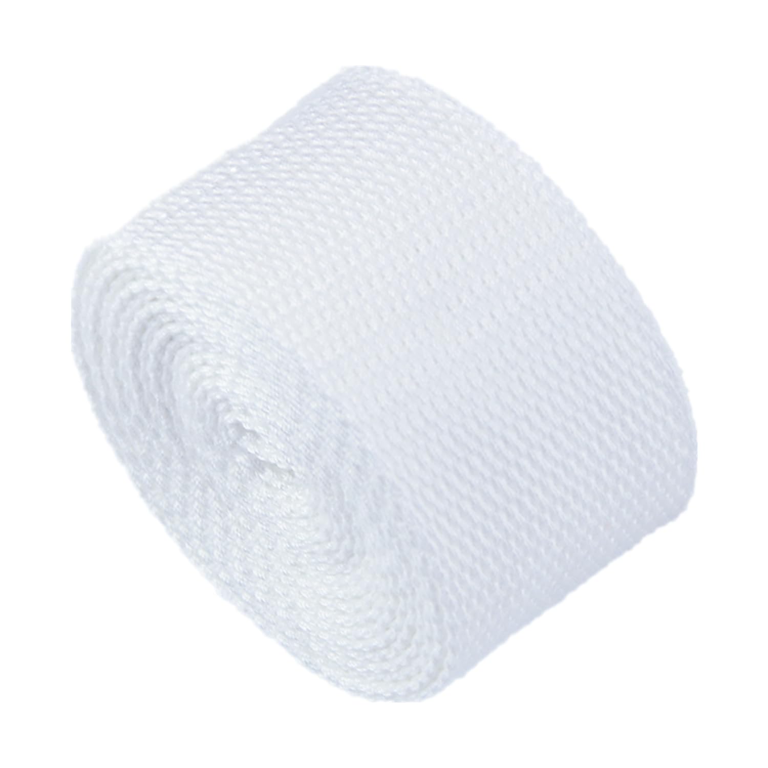 Baumwollbänder, schräge Bündel, schwere Bänder, Gurtband 50 mm – Baumwollgurtband for Taschengurte, Gepäckgurte(White,20 Yard) von FFENFRYOU