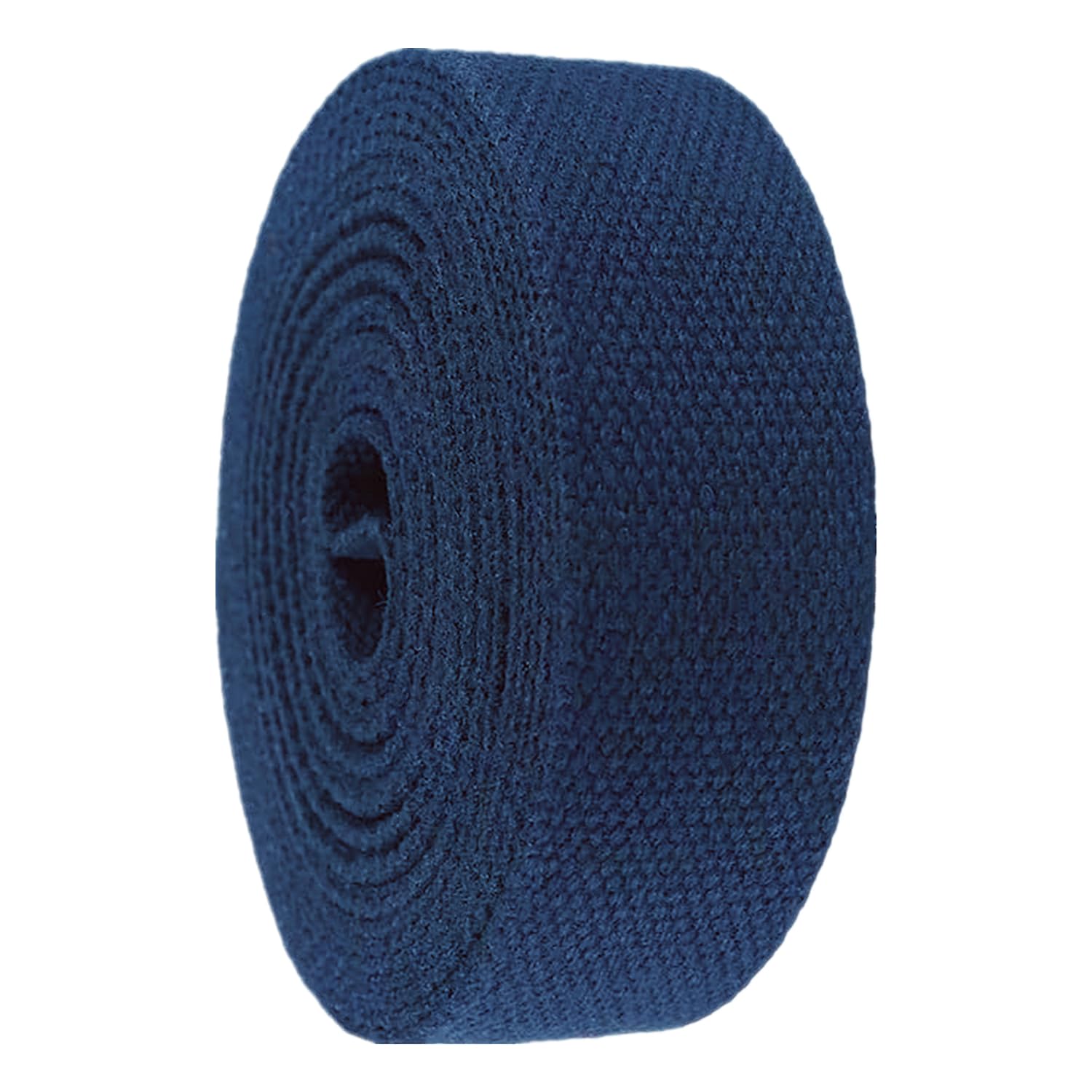 Baumwollbänder, schräge Bündel, schwere Bänder, Gurtband - Baumwoll-Gurtband for Taschengurte, Fracht-/Gepäckgurte, DIY-Basteln, Hundehalsband(Dark Blue,38mm/5 Yard) von FFENFRYOU