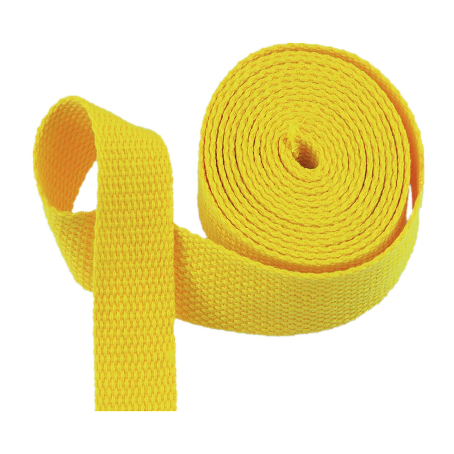 Baumwollbänder, schräge Bündel, schwere Bänder, Gurtband - Baumwoll-Gurtband for Taschengurte, Gepäck-Frachtgurte - 10 Yards/Rolle(Giallo,20 mm) von FFENFRYOU